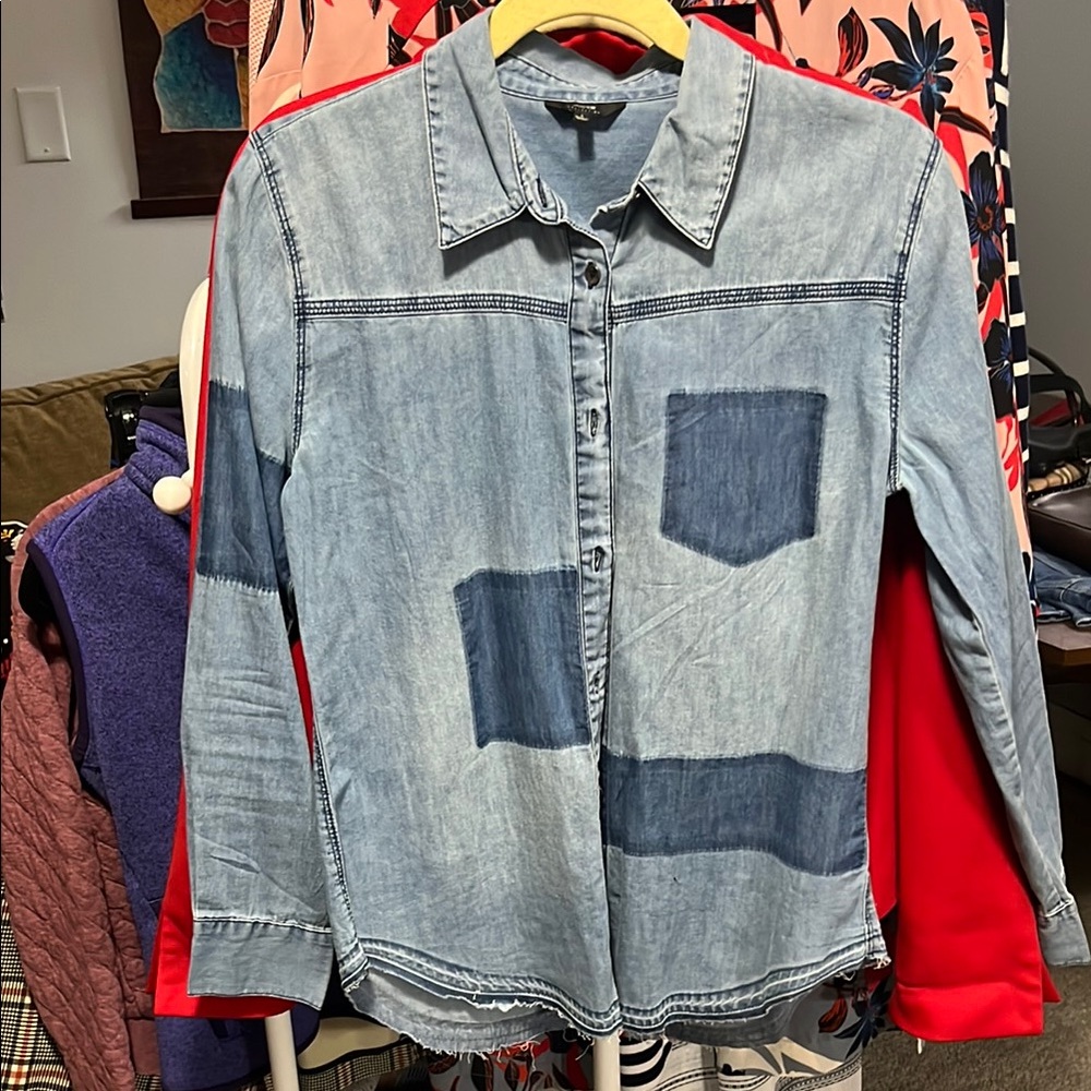 Joe's Jeans Light Blue Denim Shirt